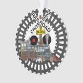Eisenbahn Zug Ornament (Vorderseite)