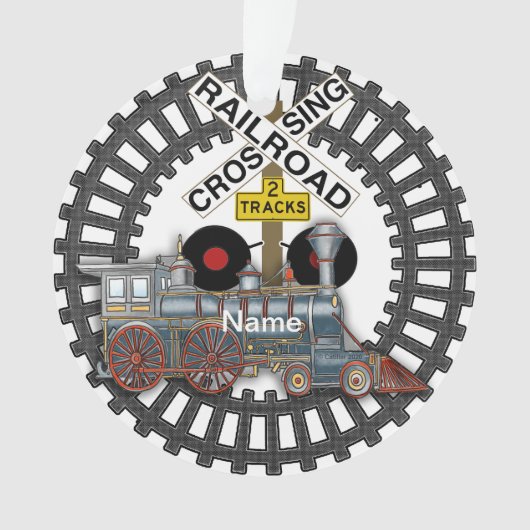Eisenbahn Zug Ornament (Vorderseite)
