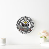 Eisenbahn Zug Runde Wanduhr (Zuhause)