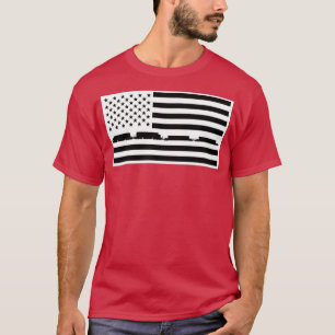 Eisenbahnarbeiter Flaggen weiß T-Shirt
