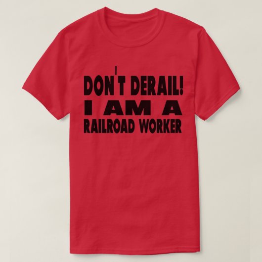 Eisenbahnarbeiter T-Shirt (Design vorne)