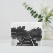 Eisenbahnbrücke 1800er postkarte (Stehend Vorderseite)