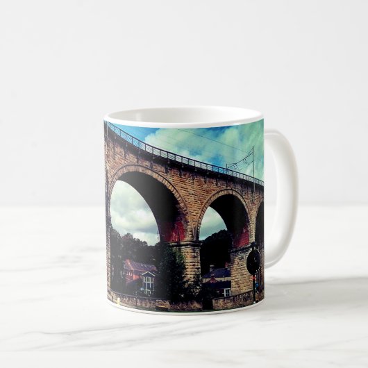 Eisenbahnbrücke Durham Kaffeetasse (VorderseiteRechts)