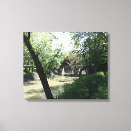 Eisenbahnbrücke Leinwanddruck