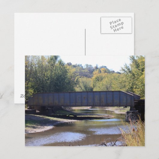 Eisenbahnbrücke Postkarte (Vorne/Hinten)