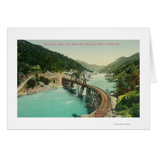 Eisenbahnbrücke über den Merced River (Vorderseite (Horizontal))