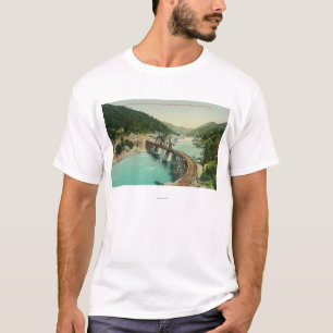 Eisenbahnbrücke über Merced Fluss T-Shirt