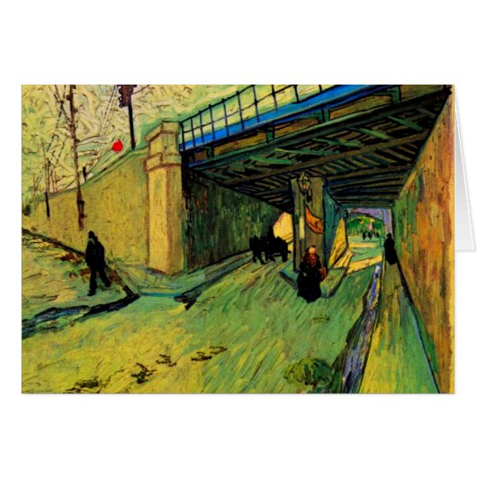 Eisenbahnbrücke über Montmajour durch Vincent van (Vorderseite (Horizontal))