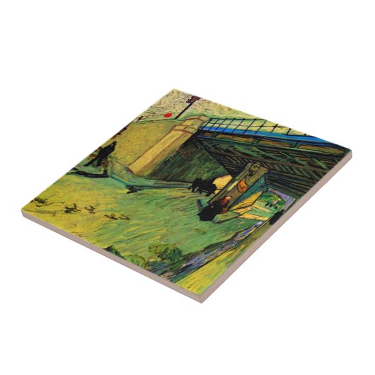 Eisenbahnbrücke über Montmajour durch Vincent van  Fliese (Seite)