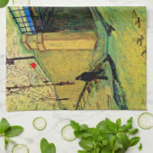 Eisenbahnbrücke über Montmajour durch Vincent van  Geschirrtuch (Gefaltet)