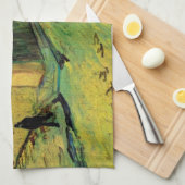 Eisenbahnbrücke über Montmajour durch Vincent van  Geschirrtuch (Viertel Falte)