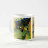 Eisenbahnbrücke über Montmajour durch Vincent van Kaffeetasse (Vorderseite Links)