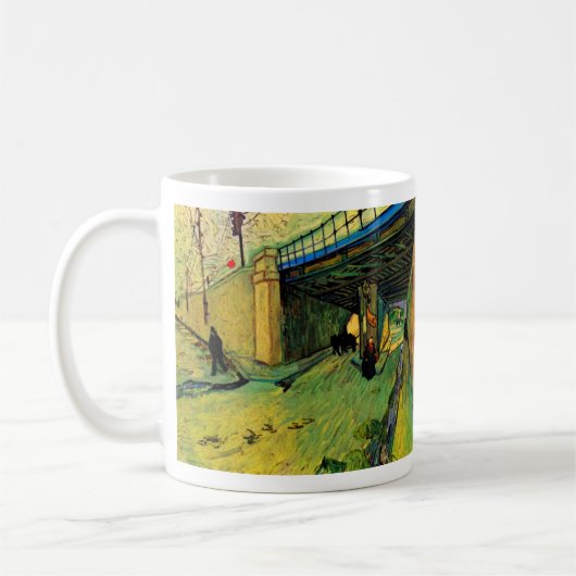 Eisenbahnbrücke über Montmajour durch Vincent van Kaffeetasse (Links)