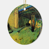 Eisenbahnbrücke über Montmajour durch Vincent van Keramikornament (Links)