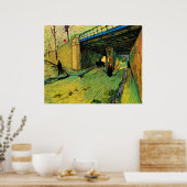 Eisenbahnbrücke über Montmajour durch Vincent van  Poster (Küche)