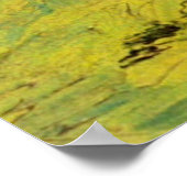 Eisenbahnbrücke über Montmajour durch Vincent van  Poster (Ecke)