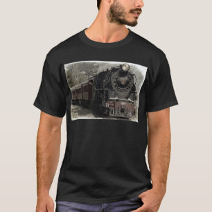 Eisenbahndekor im Vintage-Stil T-Shirt
