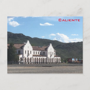 Eisenbahndepot - Caliente Postkarte