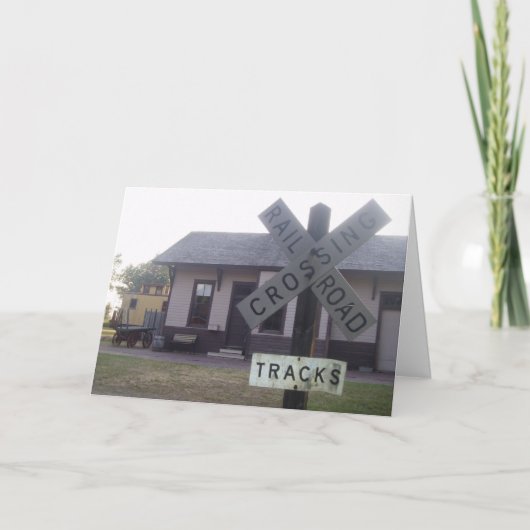 "Eisenbahndepot" Karte (Vorderseite)