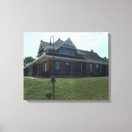 Eisenbahndepot Leinwanddruck