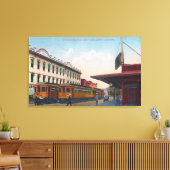 Eisenbahndepot Nord Electric Leinwanddruck (Insitu (Wohnzimmer))