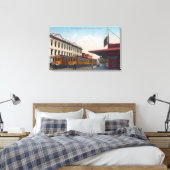 Eisenbahndepot Nord Electric Leinwanddruck (Insitu (Schlafzimmer))