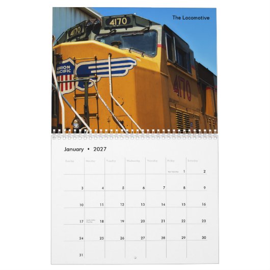Eisenbahnen 2012 kalender (Jan 2027)