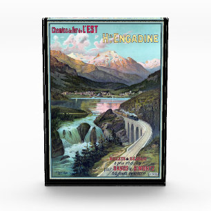 Eisenbahnen Davos und St. Moritz Fotoblock