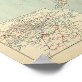 Eisenbahnen der Britischen Inseln Poster (Ecke)