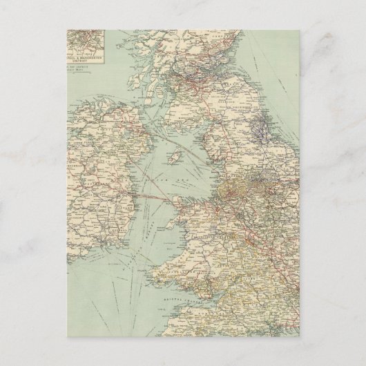 Eisenbahnen der Britischen Inseln Postkarte (Vorderseite)