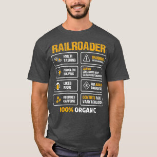 Eisenbahner Awesome für einen Zug- und Eisenbahnfa T-Shirt