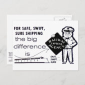 EisenbahnExpress Agentur 1959 Postkarte (Vorne/Hinten)