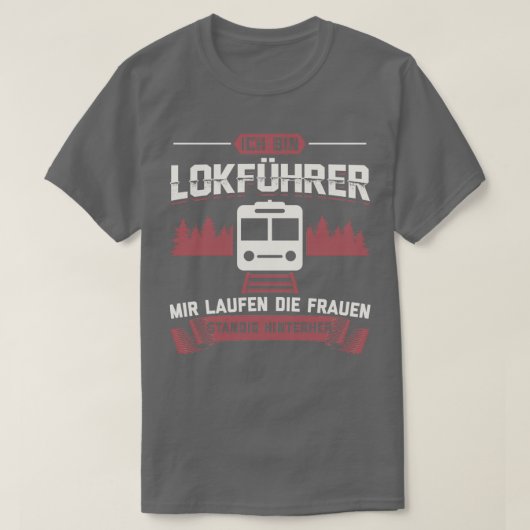 Eisenbahnfahrer Funny Gift 1 T-Shirt (Design vorne)