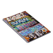 Eisenbahngraffiti-Notebook Notizblock (Rechte Seite)