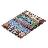 Eisenbahngraffiti-Notebook Notizblock (Linke Seite)
