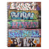 Eisenbahngraffiti-Notebook Notizblock (Vorderseite)