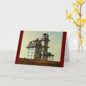 Eisenbahnhaus - Edward Hopper 1925 Karte (Gelbe Blume)