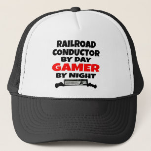 Eisenbahninduktor Gamer Truckerkappe