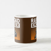Eisenbahningenieur Eisenbahn Erwachsene Kinder Bah Kaffeetasse (Mittel)