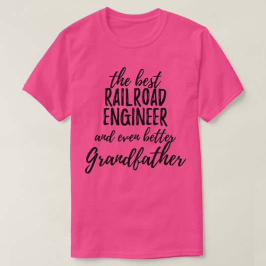Eisenbahningenieur Großvater Funny - ein Geschenk T-Shirt (Design vorne)