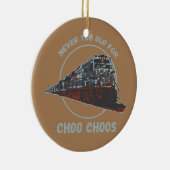 Eisenbahningenieur ist nie zu alt keramik ornament (Rechts)