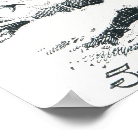 Eisenbahningenieur Poster (Ecke)