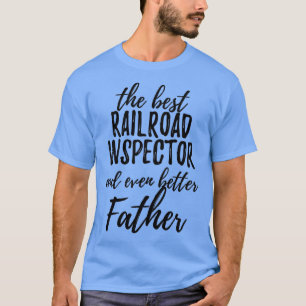 Eisenbahninspektor Pater Funny Gift Idee für Vater T-Shirt