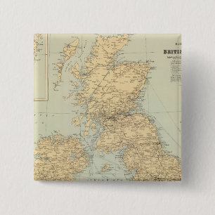 Eisenbahnkarte, Britische Inseln Button