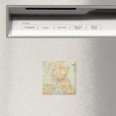 Eisenbahnkarte, Britische Inseln Magnet (In Situ (Geschirrspüler))