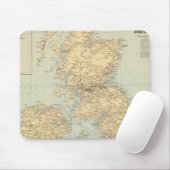 Eisenbahnkarte, Britische Inseln Mousepad (Mit Mouse)
