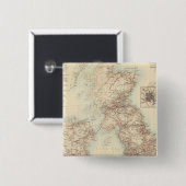 Eisenbahnkarte der Britischen Inseln Button (Vorne & Hinten)