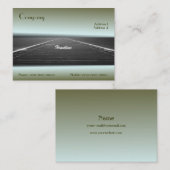 Eisenbahnkarte Visitenkarte (Vorne/Hinten)