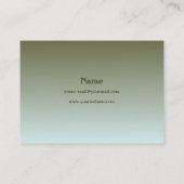 Eisenbahnkarte Visitenkarte (Rückseite)