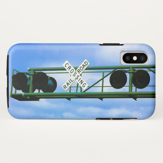 Eisenbahnkreuz-Hebel - Invertierter Kreuzbuck Case-Mate iPhone Hülle (Rückseite (Horizontal))